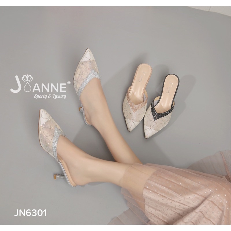 [ORIGINAL] JOANNE Heels Mutiara Sepatu Pesta Wanita #JN6301