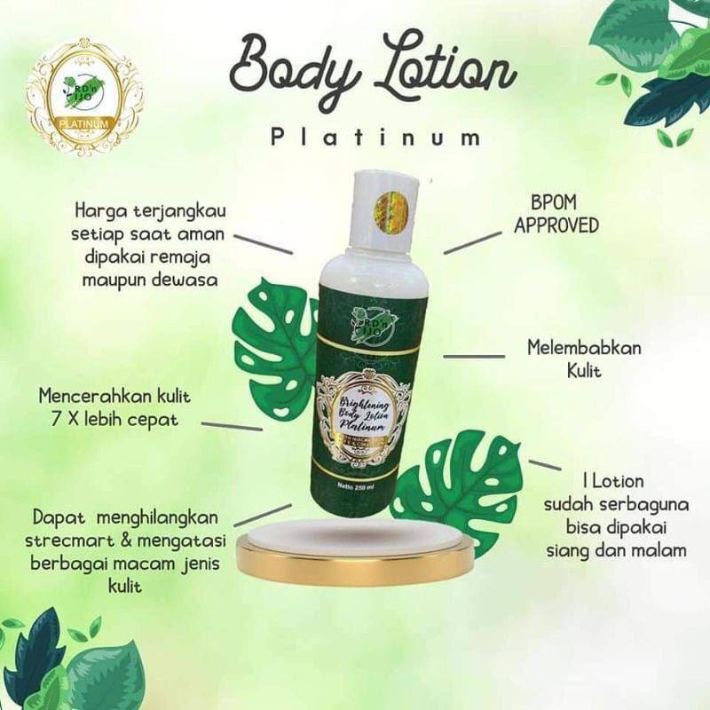 RD'n Ijo Body Lotion Platinum / Handbody RDn Ijo  / HB DOSTING RDN IJO, HB RDN IJO, HB DOSTING BPOM