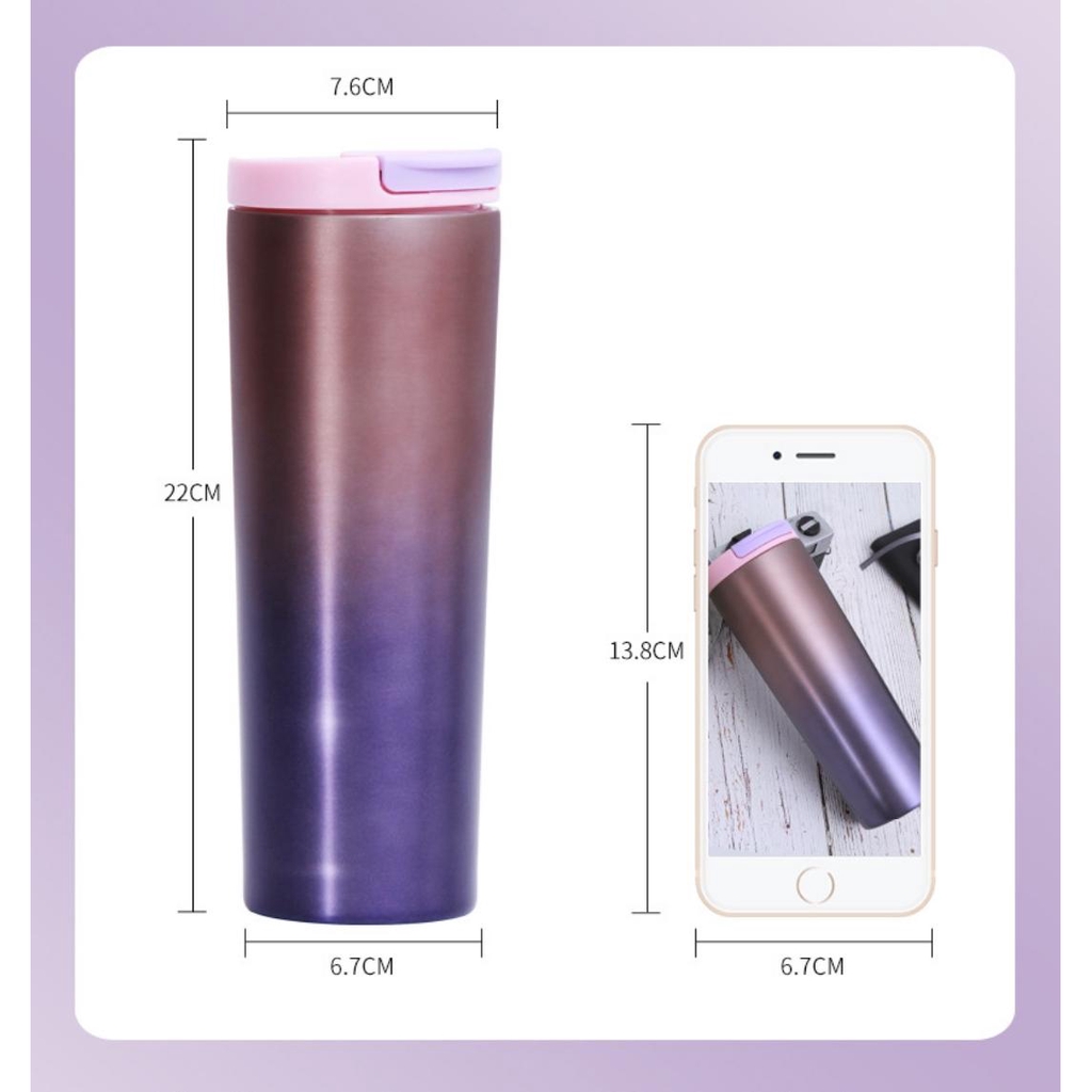 Botol Minum Stainless Termos Tumbler Vacuum Siren Troy TANPA LOGO Starbucks