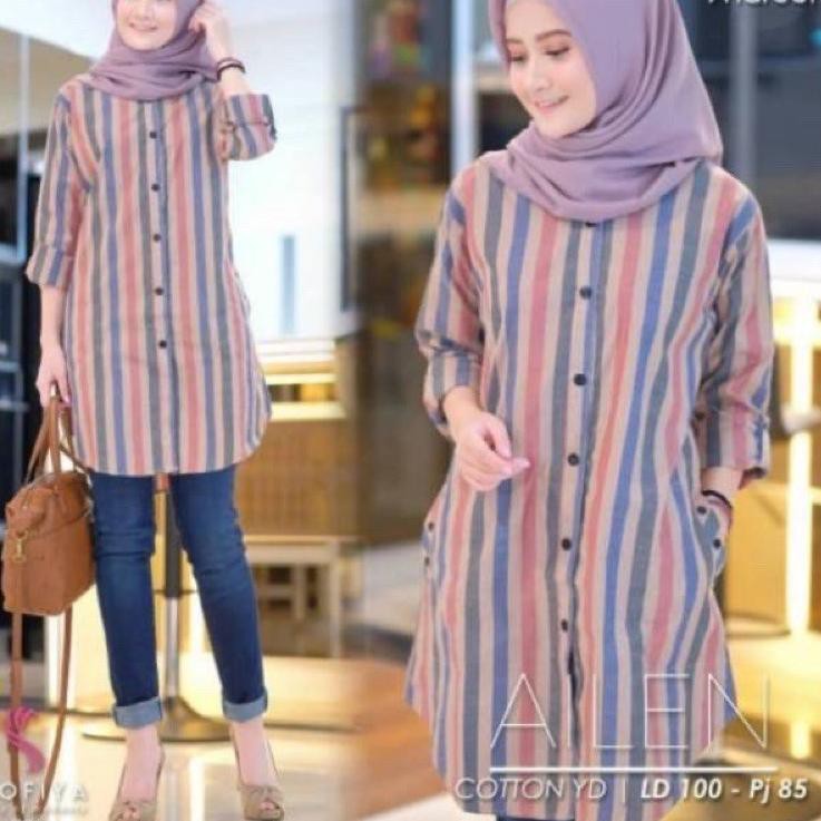 [READY STOCK] 1 KG 8 PCS | AILEN TUNIK / AILEN TUNIK SALUR / BLOUSE SALUR