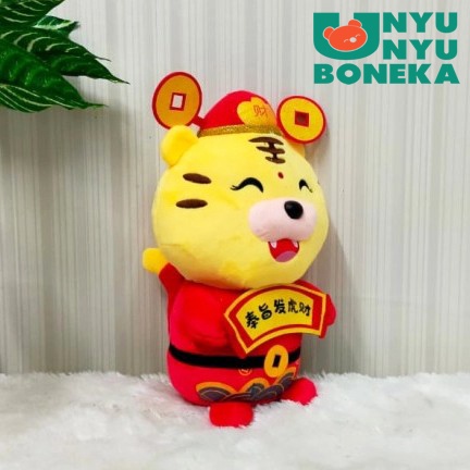 Boneka Macan Imlek Size 10&quot;/27cm/hadiahimlek/hiasan/souvenir