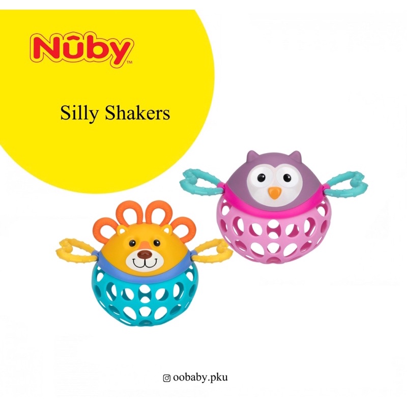 nuby baby silly shakers