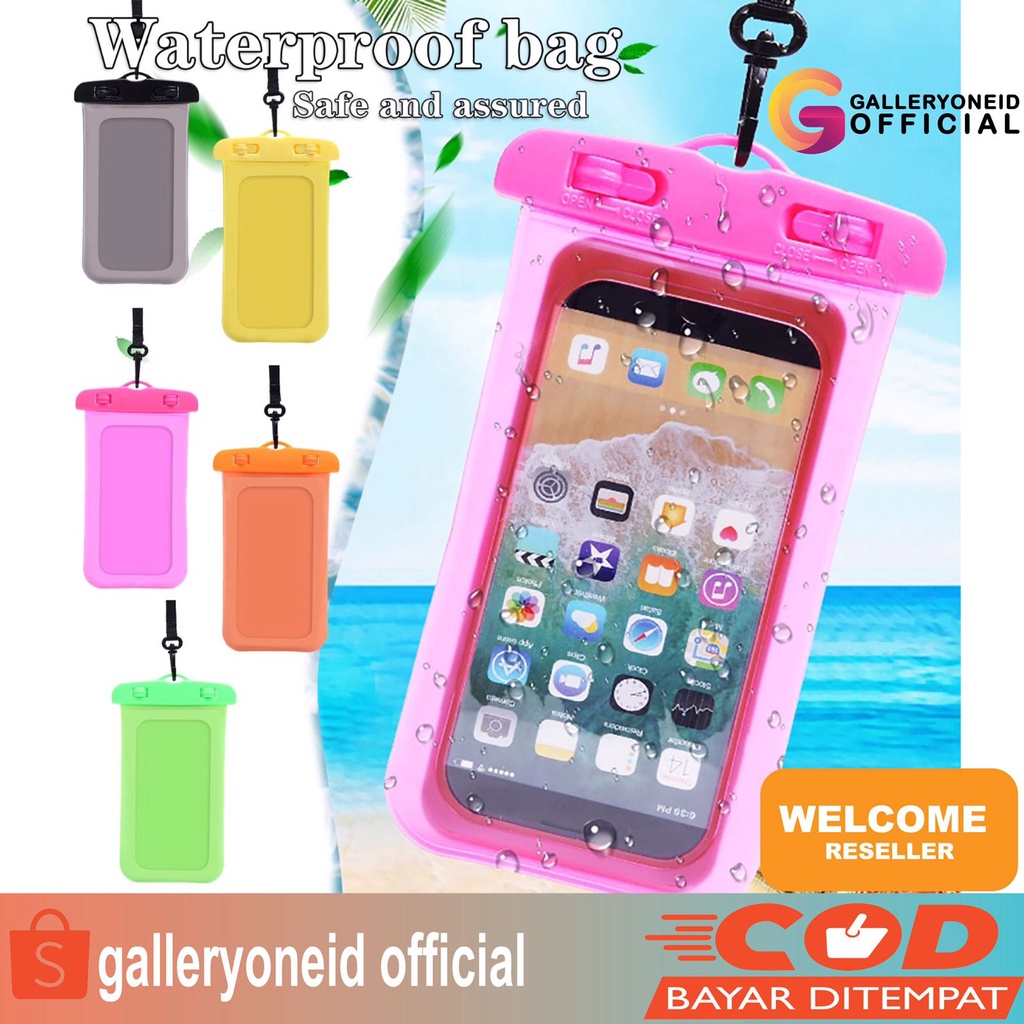 Sarung Handphone Waterproof Case Kantong Plastik Cover Hp Anti Air