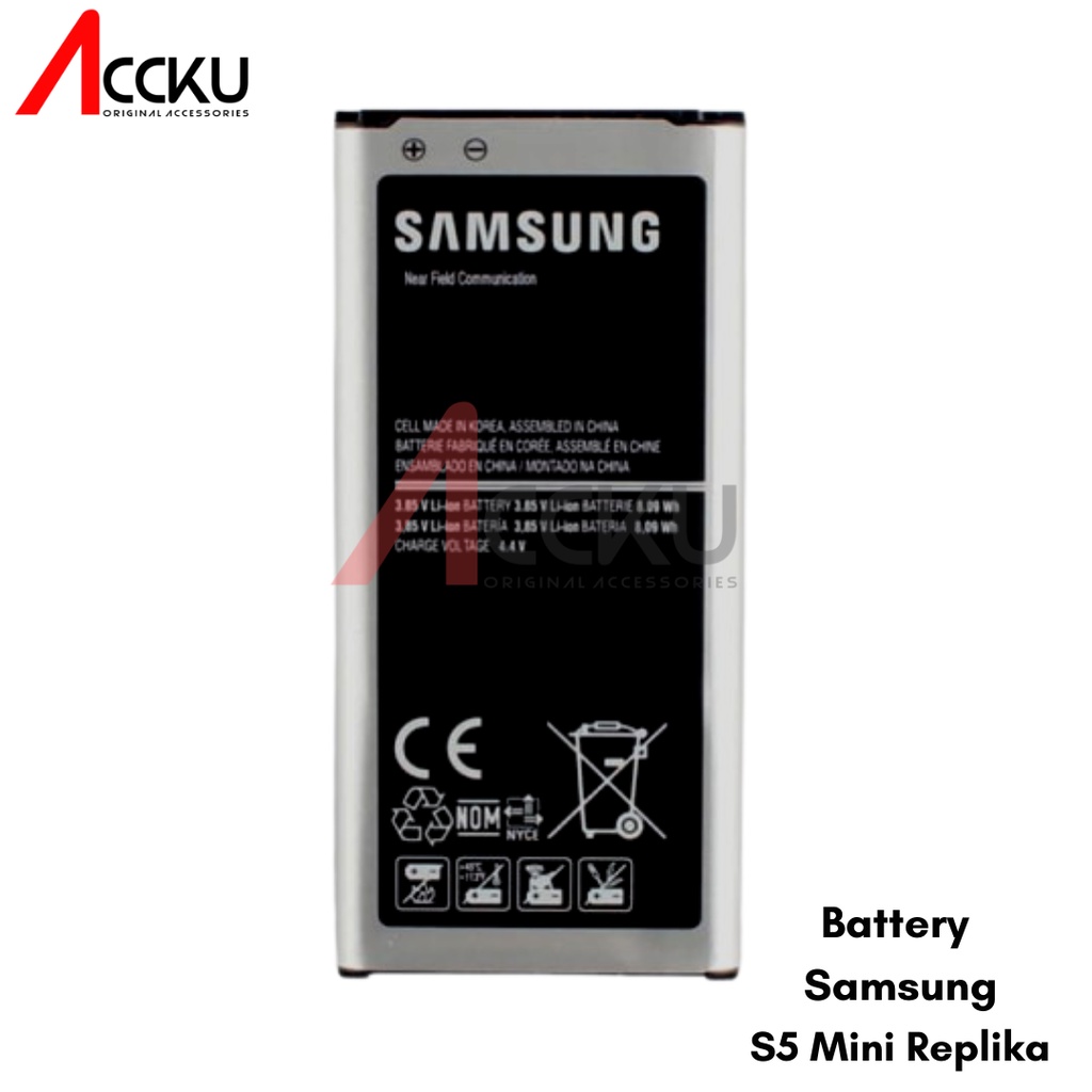 BATTERY / BATERAI SAMSUNG S5 MINI REPLIKA / SUPER COPY ORI 99