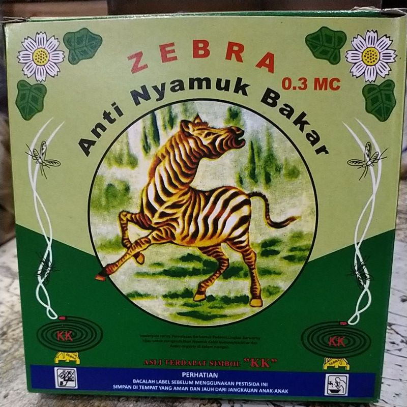 obat nyamuk bakar zebra(kuda jadi satu merk).