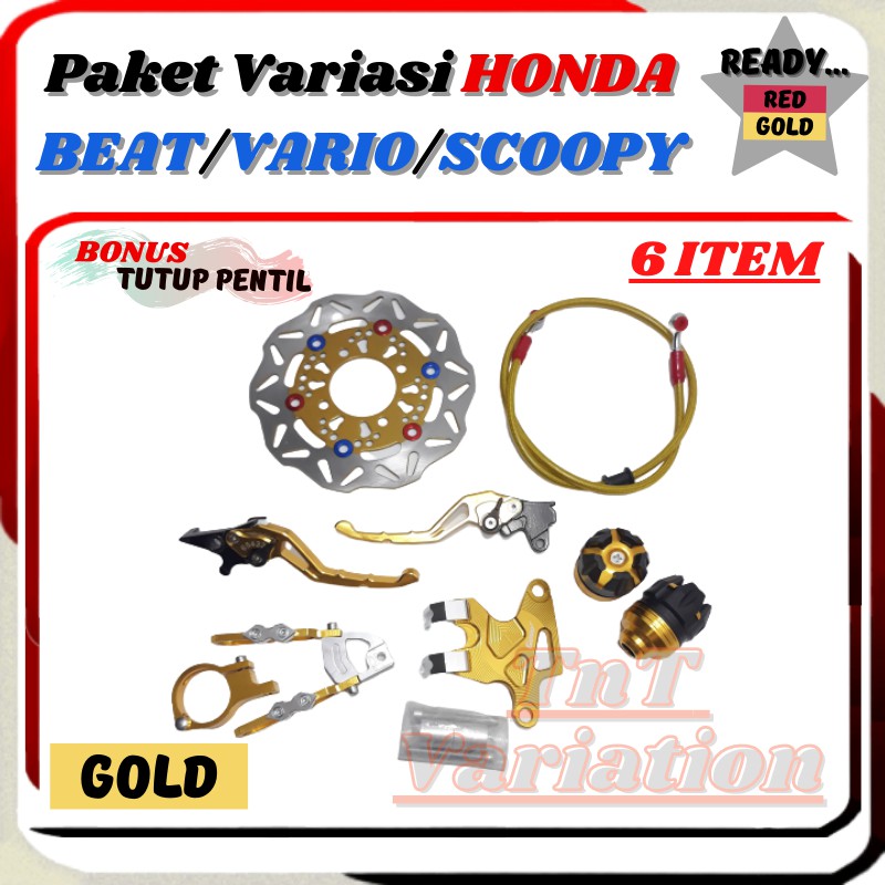 Aksesoris Variasi Matic Honda 6 Item Vario 110-125-150 Old/New Beat New ISS ESP Beat POP Scoopy