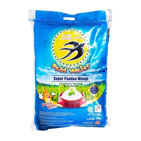 

Padi Walet Super Pandan Wangi 10 Kg