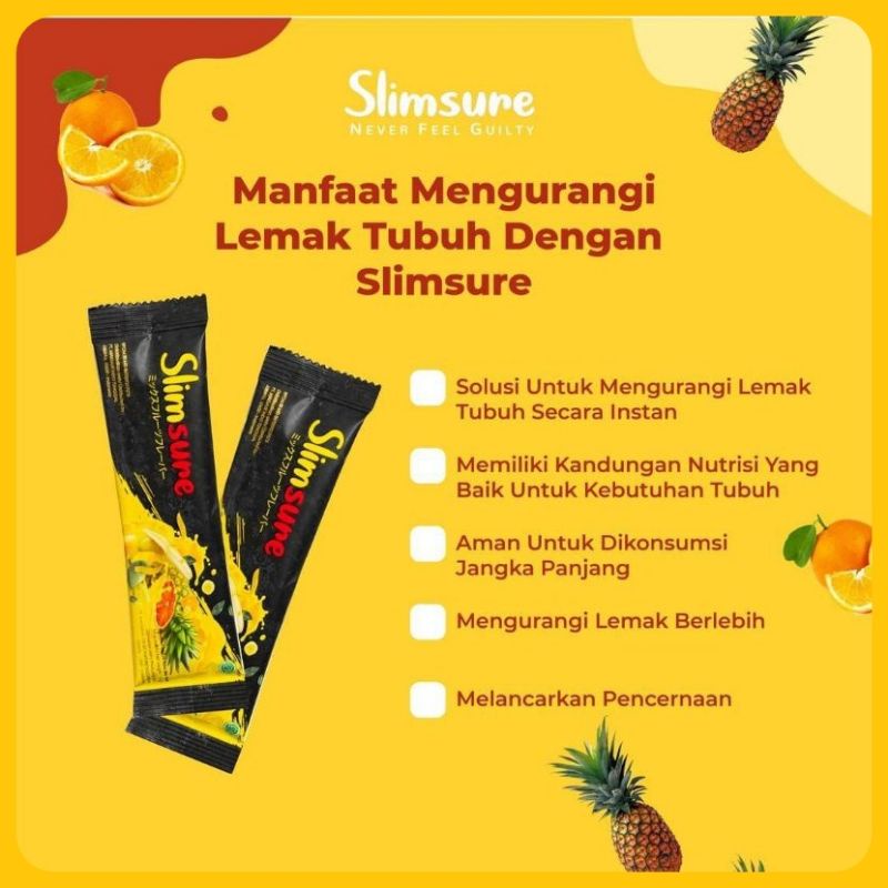 Slimsure Block Fat 15 sachets ( Menurunkan Berat Badan , Bebas Makan Apa Aja Tanpa Diet )