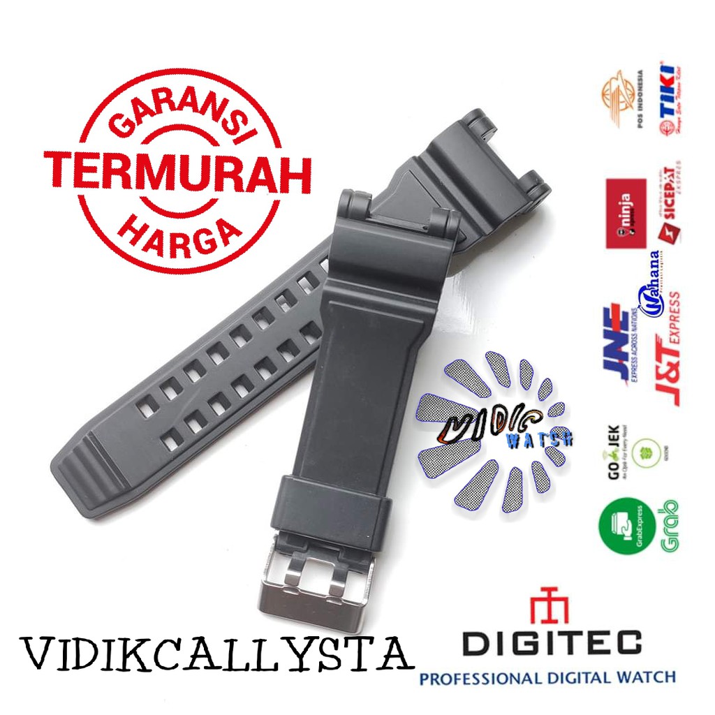 STRAP CASIO / TALI RUBBER KARET DIGITEC 2078