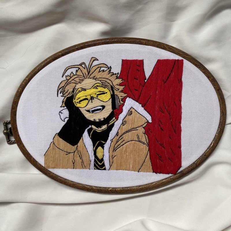 anime embroidery — hawks [my hero academia]
