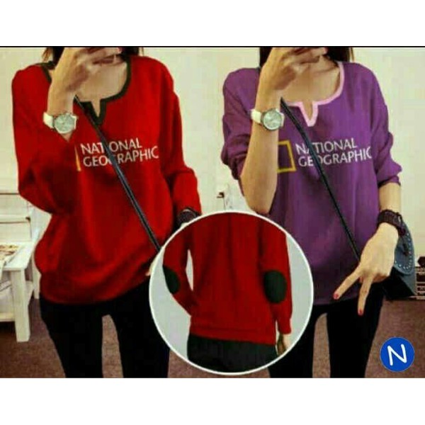 kaos lengan panjang national geographic