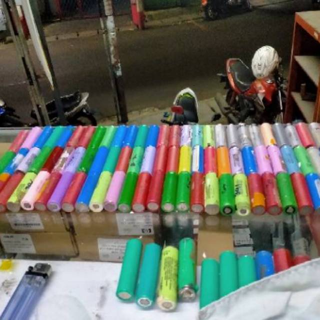 Baterai 18650 bongkaran baterai laptop