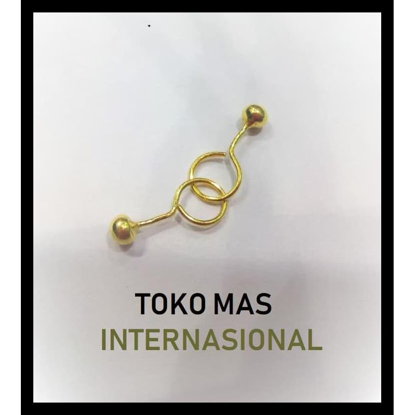 TERLARIS ANTING EMAS TOGE BAYI 1 GRAM 1GR 1G EMAS 24 KARAT 24K PRODUK KEREN