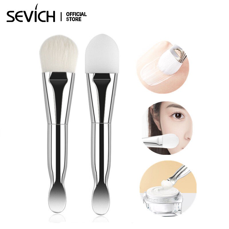 Sevich Brush Masker Wajah Bahan Silikon Untuk Perawatan Kulit