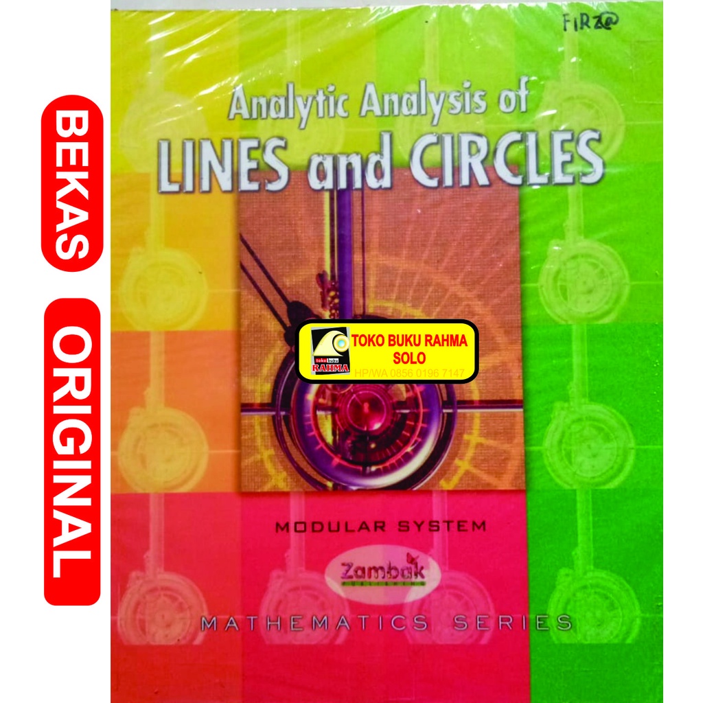 Analystic Analysis of Lines and Circles Modular System Mathematics series Muhatmmer Taskiran Cuneyt 