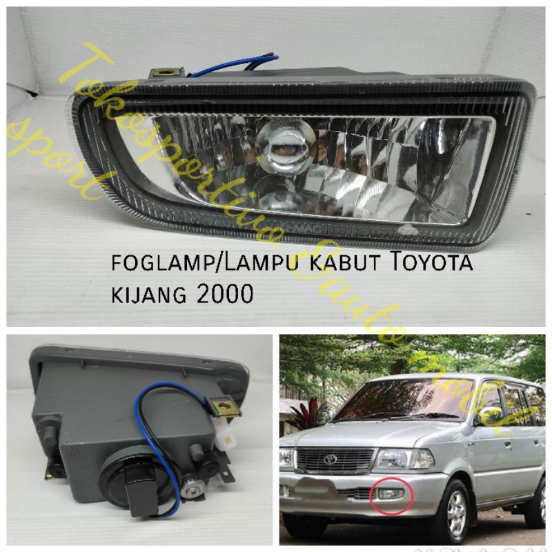 Lampu Foglamp Lampu kabut Toyota kijang kapsul new Efi 2000 2001 2002