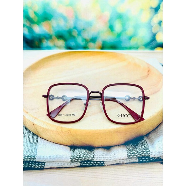 frame kacamata minus pria wanita guccii model terbaru