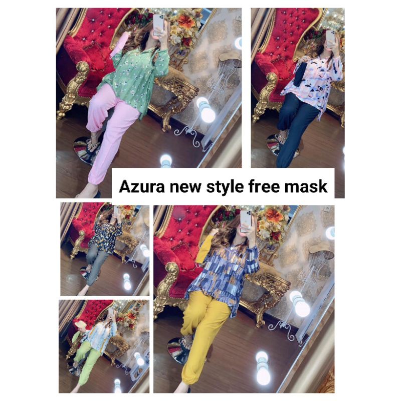 One set Azura New Style free mask ORI RGB