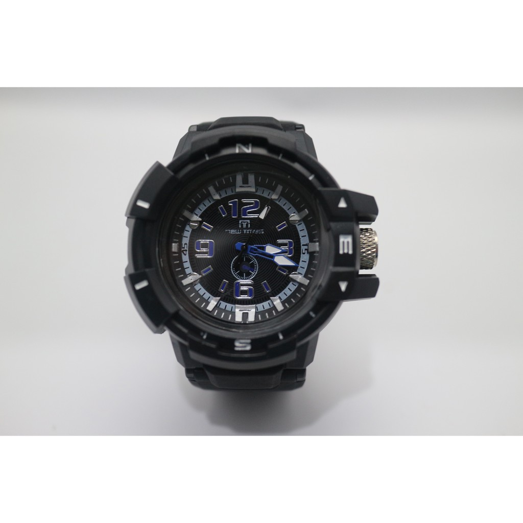 Jam Tangan Pria C-Shock New Times Black FT006