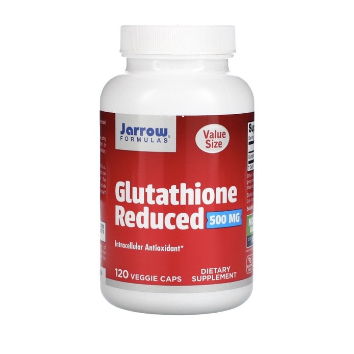 Jarrow Glutathione Reduced 500 mg, 120 veggie caps