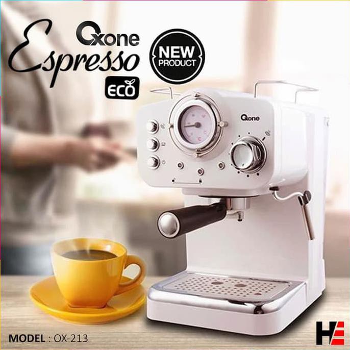 Home Eco Espresso Machine Oxone OX-213 Alat Pembuat Kopi Espresso