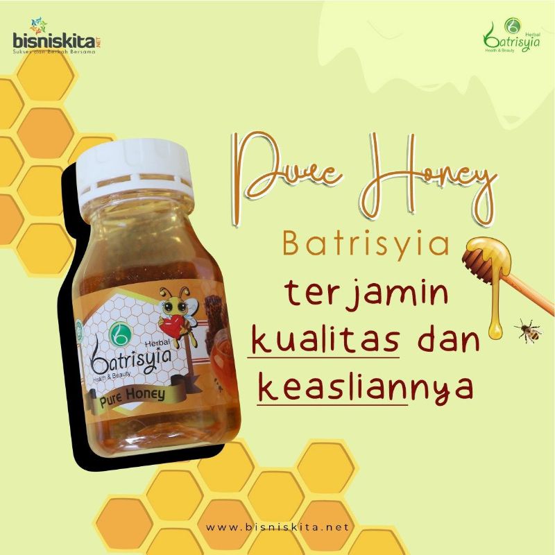 

Madu murni "Pure Honey" Batrisyia 275 gr