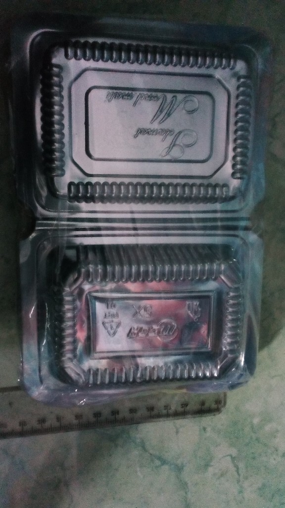 Plastik Mika Kue Mika Kotak Kecil 5x 50pcs