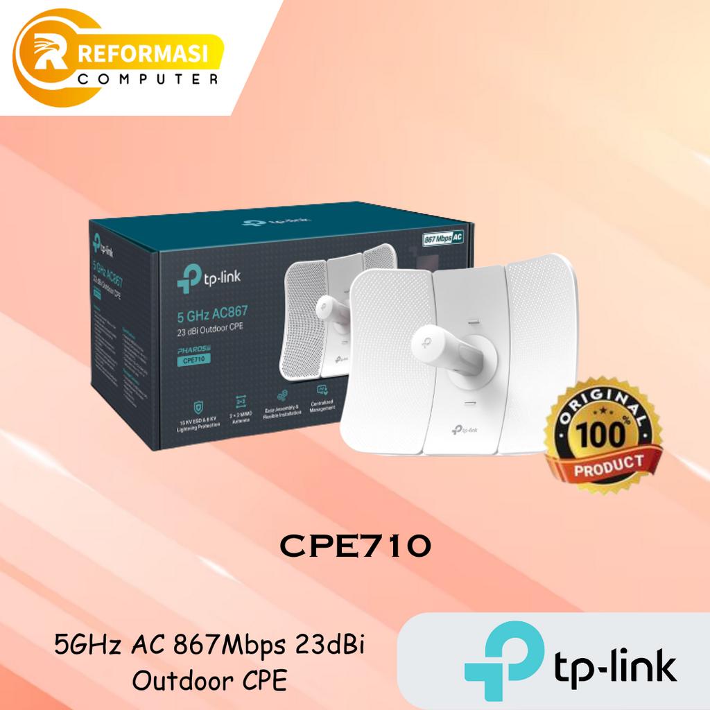 TP-LINK CPE710 5GHz AC 867Mbps 23dBi Outdoor TPLINK CPE 710