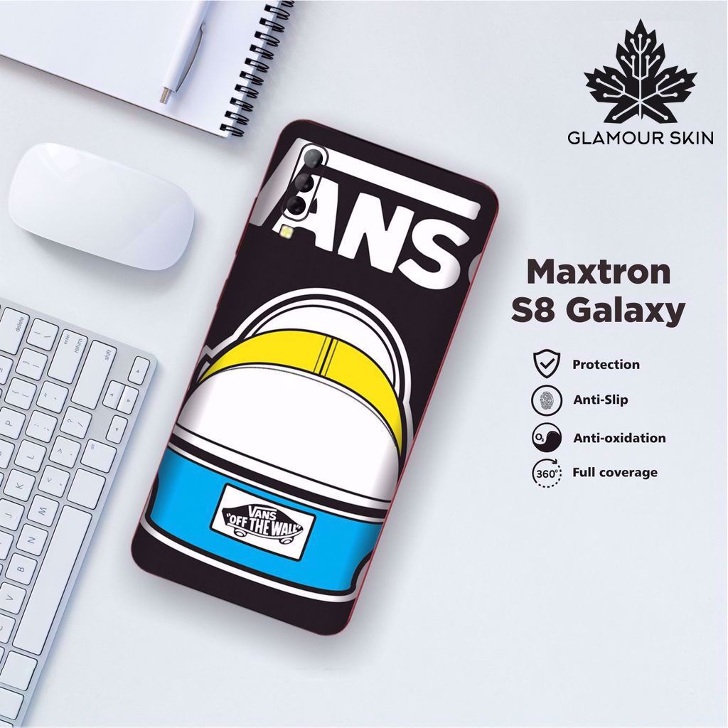 *(Dapat2PCS)* MAXTRON S8 GALAXY 4G Garskin Case/Stiker Protector Motif VANS