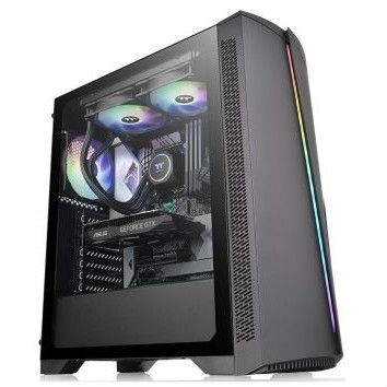 Thelmalteck H350TG RGB ATX Tempred Glass Case Gaming