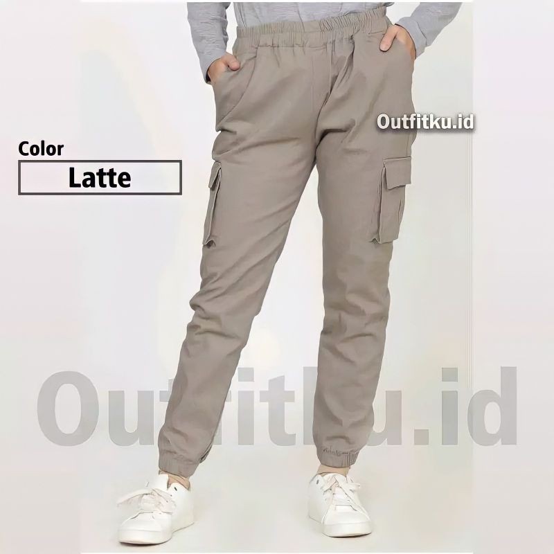 [Fashion Wanita] Celana JOGGER PANTS CARGO kekinian