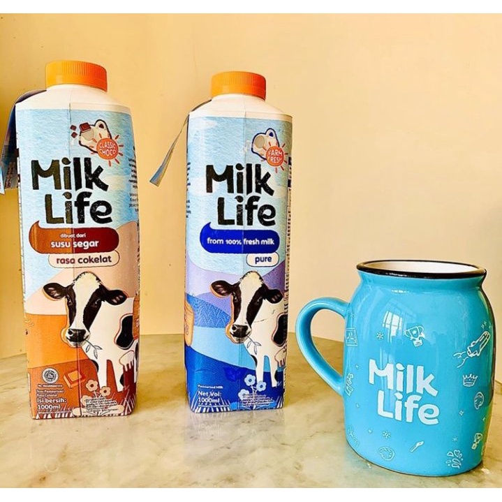 

MILK Life Fresh Milk Chocolate, Pure Botol 1000ml
