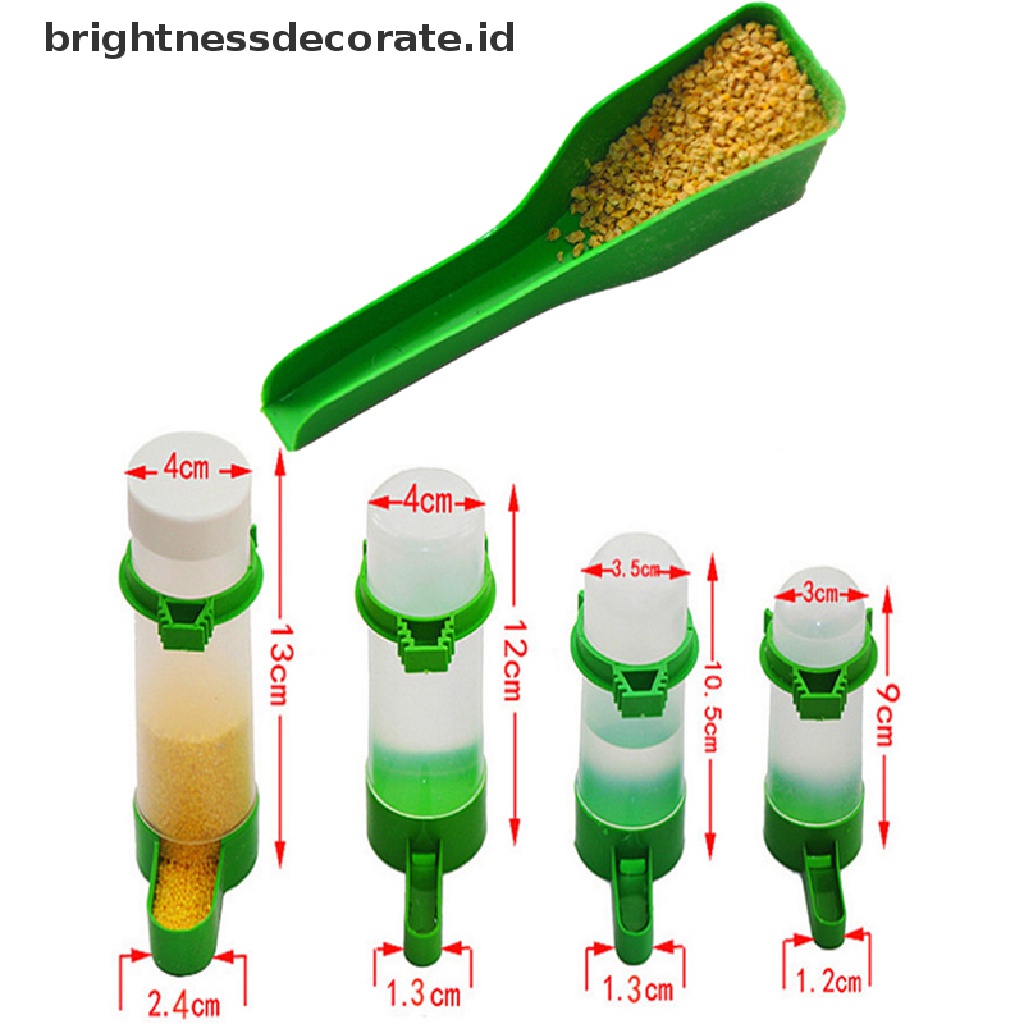 Klip Pengumpan Makanan Minum Untuk Kandang Burung Beo Kenari Peliharaan