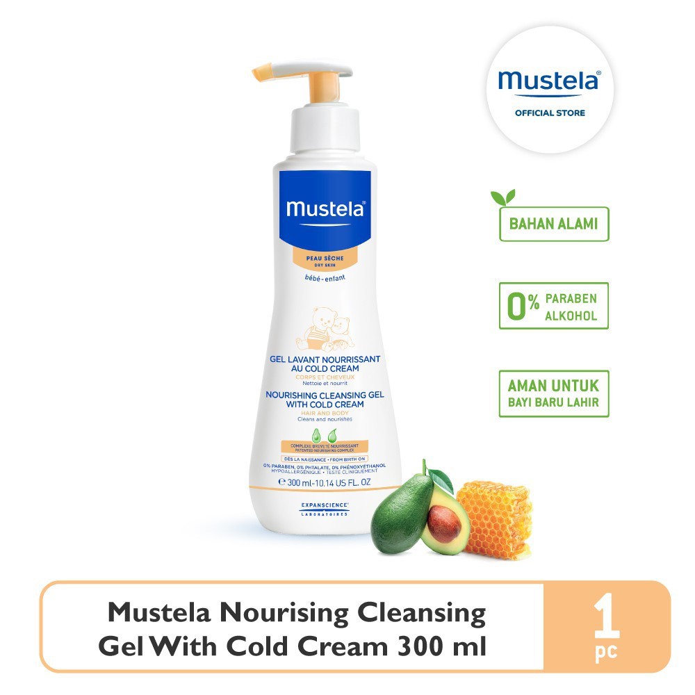 Mustela Nourishing Cleansing Gel with cold cream 300ml