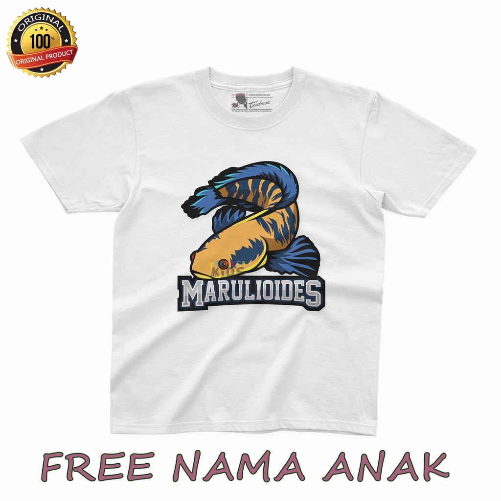 kaos anak chana ikan chana snakhead bahan premium