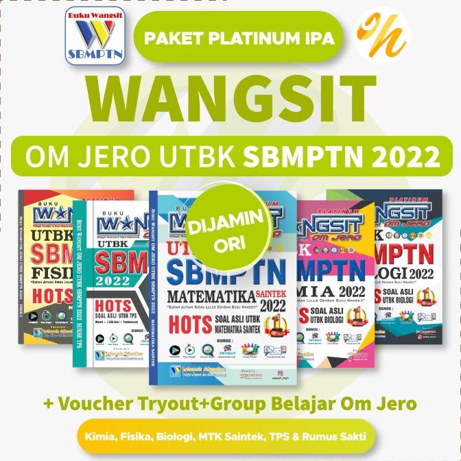 

Buku Wangsit 2022 UTBK SBMPTN IPA 2022 Platinum IPA Saintek Om Jero