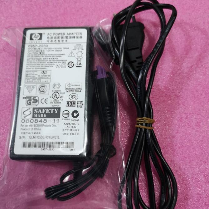 Adaptor Hp Officejet 6000, 6500A, 7000, 7500A Ungu Besar 0957-2271 Ori