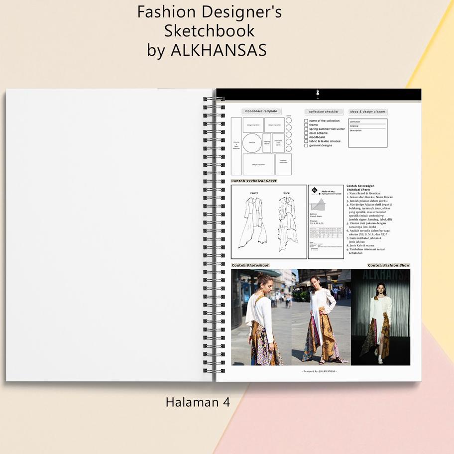 

Bagus Banget.. Alkhansas - Buku Gambar Fashion Designer (Fashion Designer's Sketchbook) Volume 8