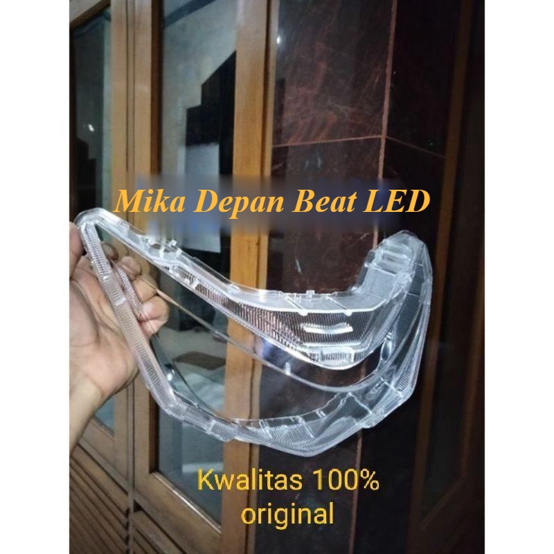 Mika lampu depan kaca reflektor Beat led new, Beat Deluxe dan beat stret 2020-2021 K1A original sparepart motor termurah