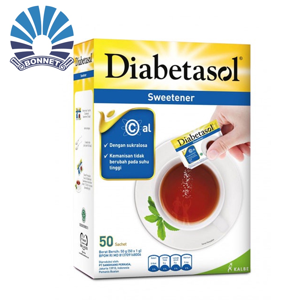 

Diabetasol Sweetener 50's x 1.5gr 8992802605014