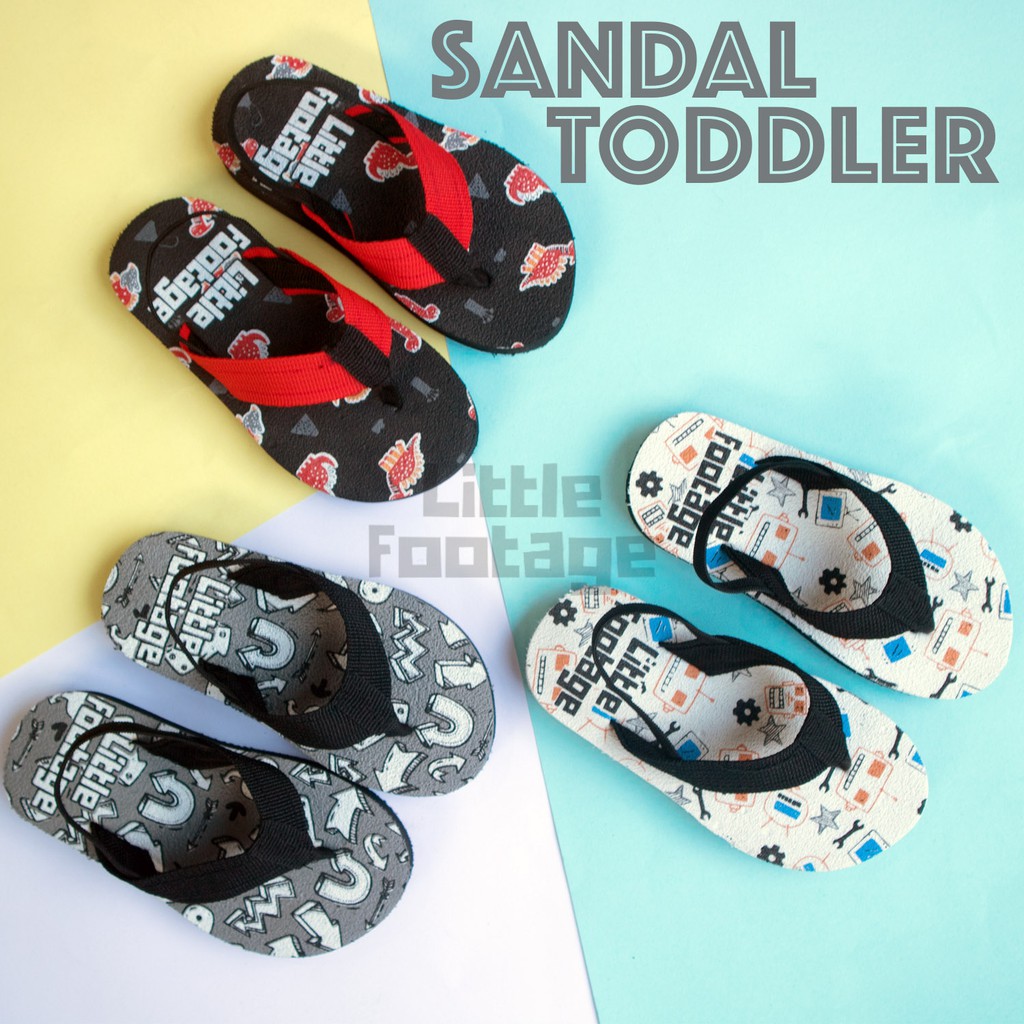 Sandal Anak Toddler Cowok Cewek Sendal Bayi Perempuan Laki laki Karakter Robot