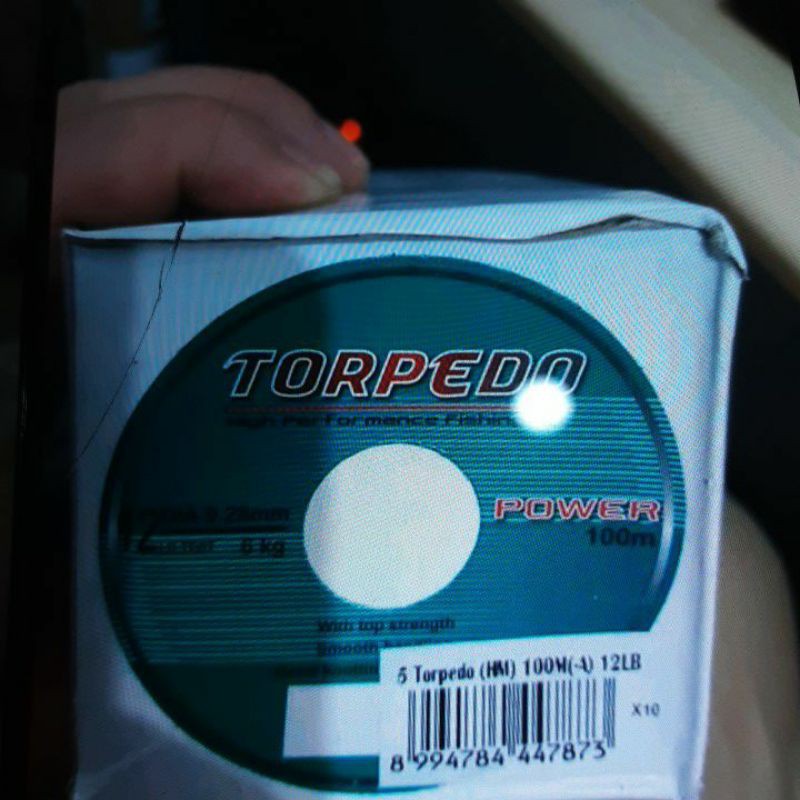 senar pancing torpedo 100 meter 20 25 28 lb