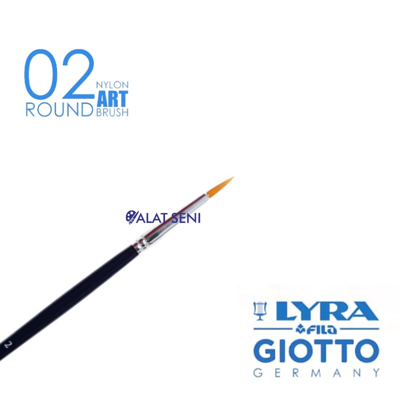 

Kuas Lyra Bulat 02 - Lyra Art Brush Round No.02 -Kuas Lukis Lyra -Lyra Taklon Art Brush Round No. 02