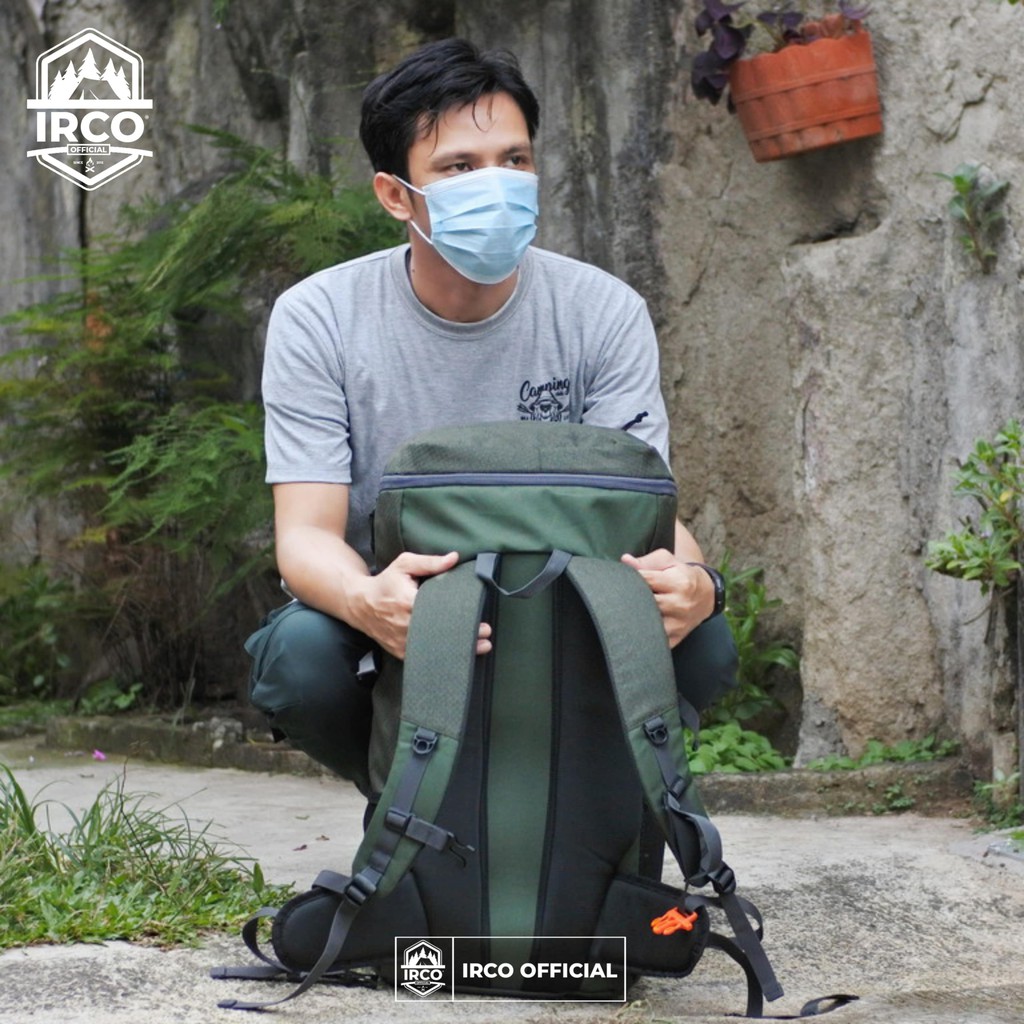 Tas Gunung Carrier 40L FREE Rain Cover - Ransel Outdoor Hiking - Ultralight Backpack