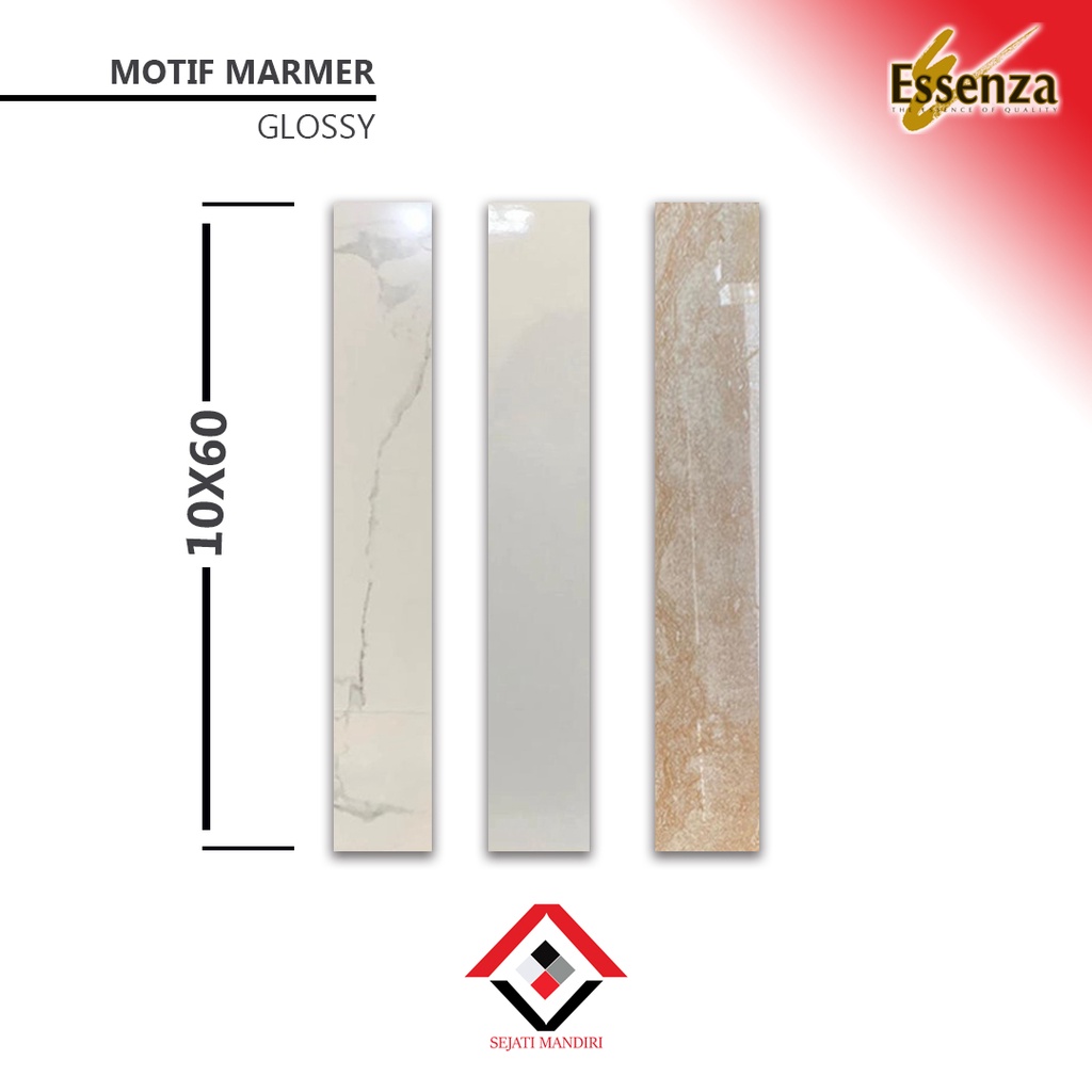 granit 10x60 - motif marmer - lis plin - essenza