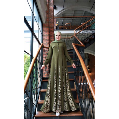Terlaris Dress Wanita Azumi Premium ORI GLZ