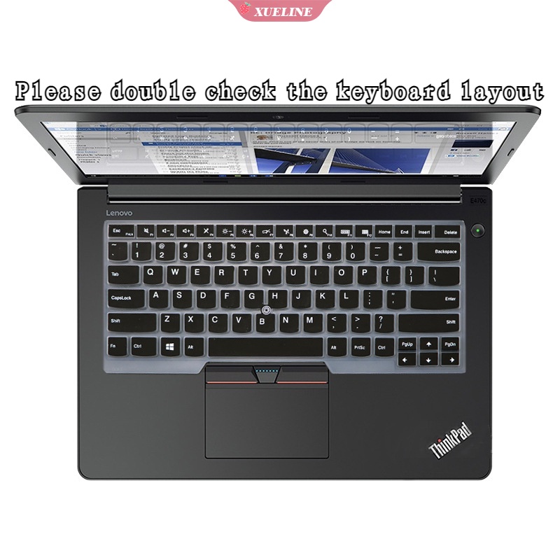 Case Pelindung Keyboard Bahan Silikon Transparan Anti Debu Untuk Lenovo L480 L470 A475 T440s i5 i7 T470 14 Inch