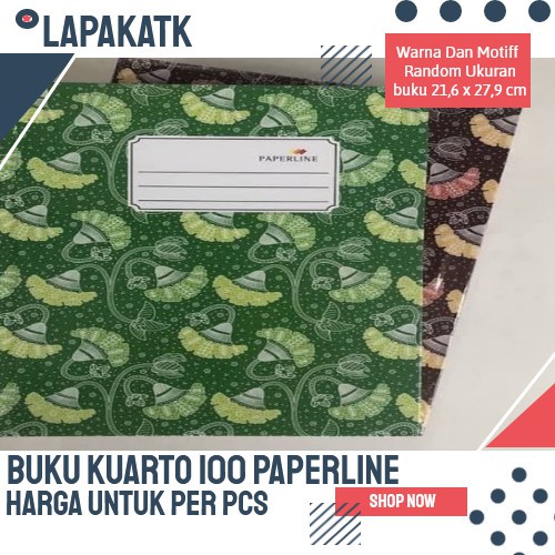 

Buku kuarto kwarto 100 Paperline +