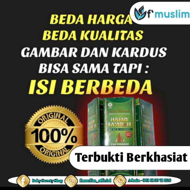 ORIGINAL HAJAR-SAADAH 100%