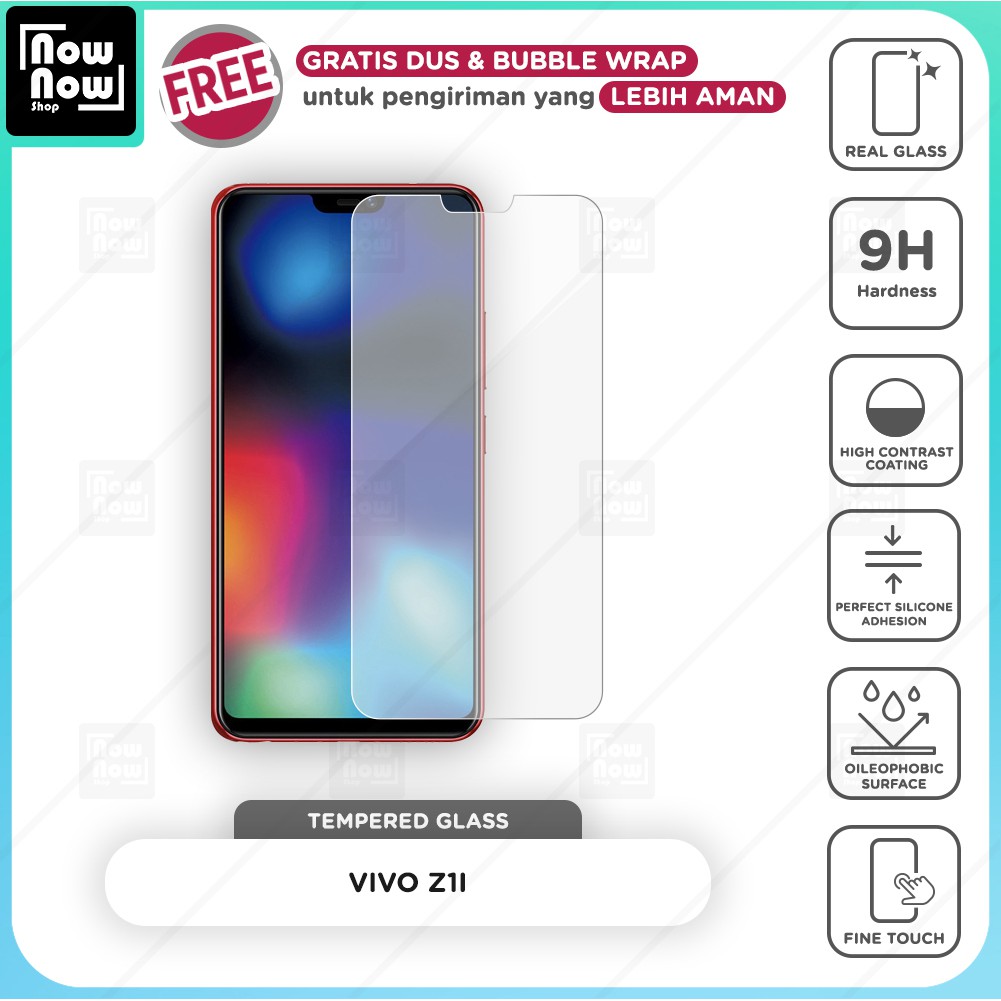 Tempered Glass Anti Gores Vivo Z1i Screen Guard Protector 9H Kaca Temperglass